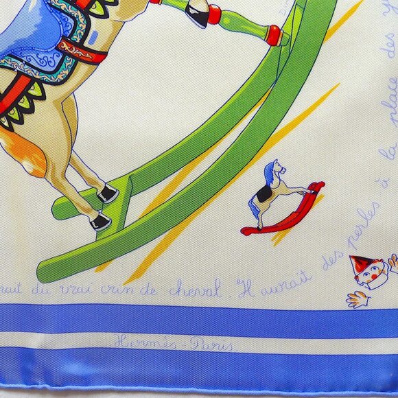 Hermes Silk Scarf "Raconte moi le Cheval" Special Edition Theodora Foundation - Picture 3 of 7